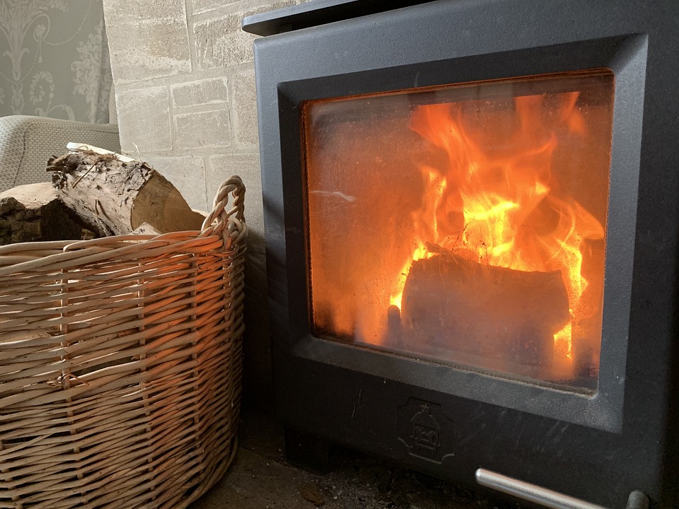 Fire, Log Burner, Warm, Burn, Flame, Heat, Winter