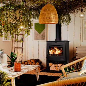 Woolly Mammoth 5 Widescreen - 5kw Defra Multifuel Stove MK2 (Eco Design Ready)