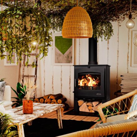 Woolly Mammoth 5 Widescreen - 5kw Defra Multifuel Stove MK2 (Eco Design Ready)