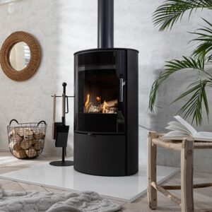 Arada Lagom 4 Black Steel 4kw Wood Burning Stove