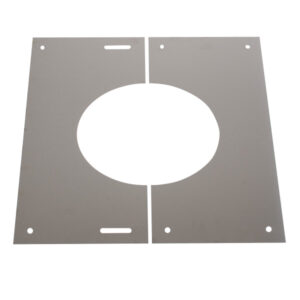 Finishing Plate 0-30° For Twin Wall Flue Pipe - 5" (125mm)