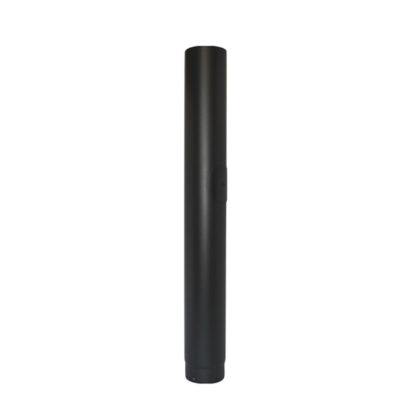 1000mm Pipe With Door 5" (125mm) - Matt Black