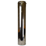 Twin Wall Flue Pipe 1000mm Inc Locking Band Sflue - 6" (150mm)