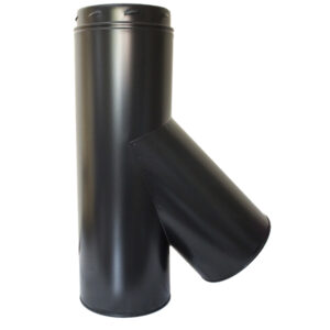 Tee 135° Inc Locking Band  - 6" (150mm) - Sflue Black