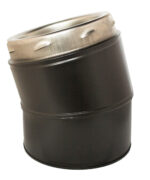 Elbow 15° Inc Locking Band  - 6" (150mm) - Sflue Black