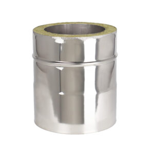 Straight Length 200mm Twin Wall Insulated Flue Pipe - 5" (125mm)