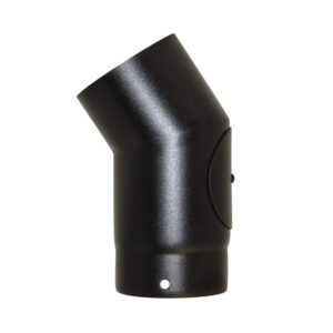 33° Elbow With Door 5" (125mm) - Matt Black