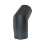 45° Elbow With Door 5" (125mm) - Matt Black
