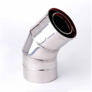 Stovax Balanced Flue - 45° Bend