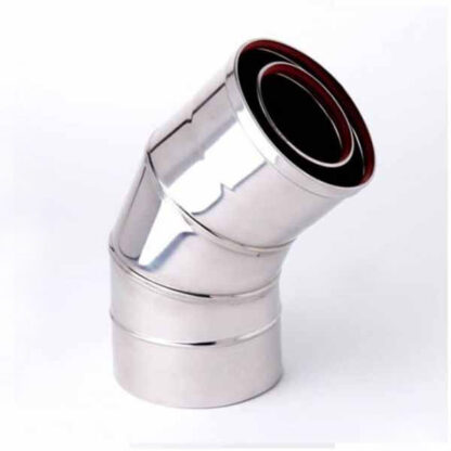 Stovax Balanced Flue - 45° Bend