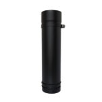 500mm 1 Part Adjustable Pipe 5" (125mm) - Gloss Black