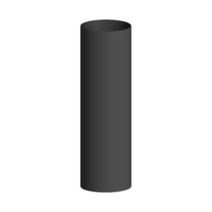500mm Starter Pipe 6" (150mm) - Matt Black