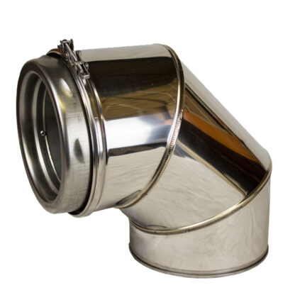 Elbow 90° Inc Locking Band Sflue - 6" (150mm)