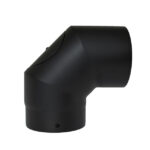 90° Elbow With Door 5" (125mm) - Gloss Black