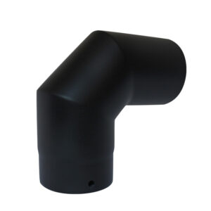 90° Elbow 4" (100mm) - Gloss Black
