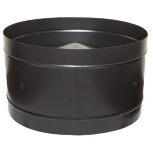 Anti-Wind (storm) Cowl  - 6" (150mm) - Sflue Black