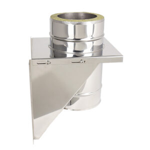 Adjustable Base Support Twin Wall Insulated Flue Pipe - 5" (125mm)