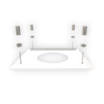 KW Pro Fire Stop Cover Plate White - 6" (150mm)