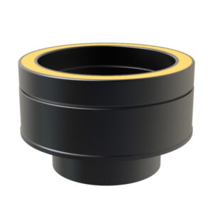 KW Pro Flat Increasing Adapter From Single Wall 5"-6" - Black