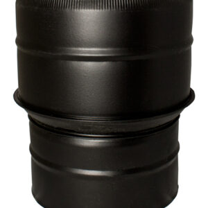 Twin Wall To Twin Wall Increaser - 7" (175mm) - 8" (200mm)  -Black