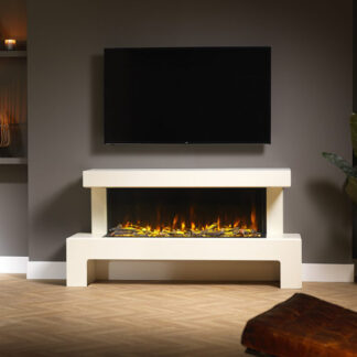ACR Brindley Floor Standing Fireplace Suite With PR-1200e Insert Fire