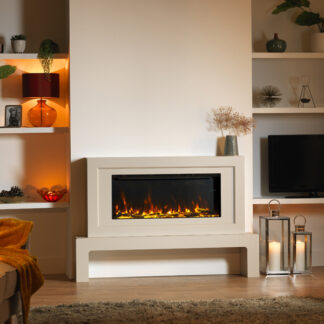 ACR Edgbaston Floor Standing Fireplace Suite With PR-900e Insert Fire