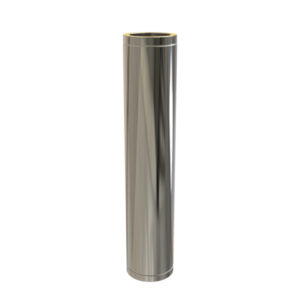 KW Pro 1000mm Twin Wall Flue Pipe - 7" (175mm)