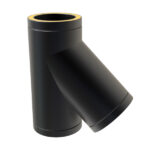 KW Pro Tee 135°  - 4" (100mm) -  Black