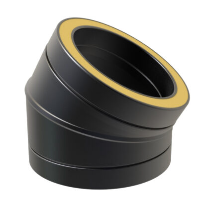 KW Pro 30° Elbow - 5" (125mm) - Black