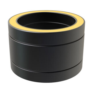KW Pro Twin Wall Flue Pipe 100mm - 3" (80mm) -  Black