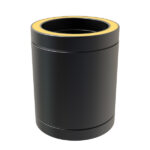 KW Pro Twin Wall Flue Pipe 250mm - 3" (80mm) -  Black