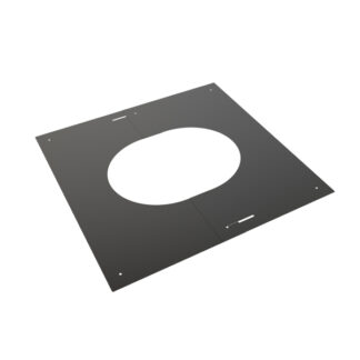 KW Pro 30-45° Finishing Plate - 5" (125mm) - Black