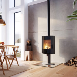 ACR Osprey eVe - 5kw Defra Wood Burning Stove On Pedestal