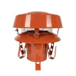 Pot Hanger Anti Downdraught with rain cap mesh (Terracotta) - 6"