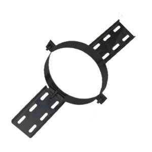 Roof Support Bracket For Twin Wall Flue Pipe- 6" (150mm) - Black