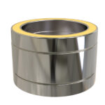KW Pro 100mm Twin Wall Flue Pipe - 6" (150mm)