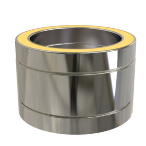 KW Pro 100mm Twin Wall Flue Pipe  - 4" (100mm)