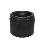 Adapter to Cast Iron Pipe Sflue Black - 5" (125mm)