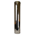 Twin Wall Flue Pipe 1000mm Inc Locking Band Sflue - 5" (125mm)