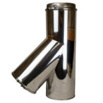 Twin Wall 135 Degree Tee Inc Locking Band Sflue - 5" (125mm)