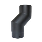 Short Offset Pipe 6" (150mm) - Matt Black