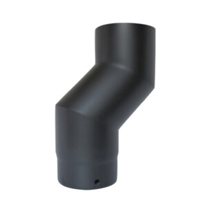 Short Offset Pipe 5" (125mm) - Matt Black