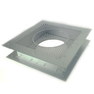 Double Ventilated Fire Stop Plate Sflue - 6" (150mm)