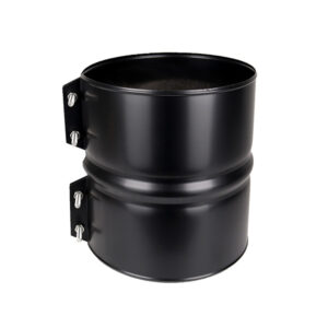Structural Locking Band For Twin Wall Flue Pipe - 6" (150mm) - Black