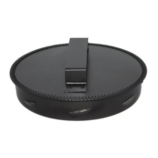 Tee Cap (Locking Plug)  - 6" (150mm) - Sflue Black