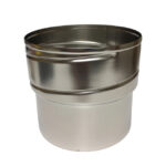 Gas Liner Screw-Fix Adapter to Single Wall - 3" (80mm)