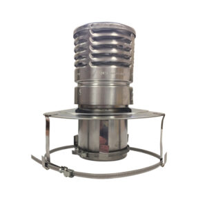 Gas Liner Pot Hanging Cowl Stainless  - 5" (125mm)