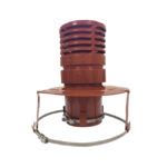 Gas Liner Pot Hanging Cowl Terracotta - 5" (125mm)