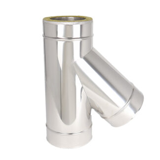 Tee Piece  135° - Twin Wall Insulated Flue Pipe  - 7" (175mm)