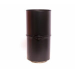 Adjustable Slip Section - 6" (150mm) - Black Sflue